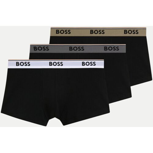 Boss Black 3er-Pack Boxershorts Mit Logoprint, Größe L Schwarz