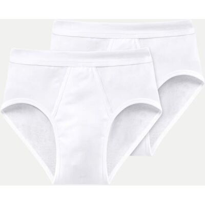 Schiesser Sportslip 2er-Pack Weiß L Schiesser Sportslip 2er-Pack Weiß L