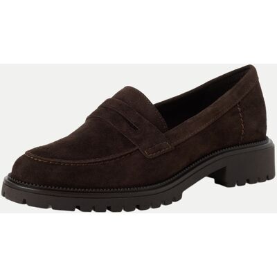 Tamaris Penny-Loafer aus Leder Braun 38 Tamaris Penny-Loafer aus Leder Braun 38