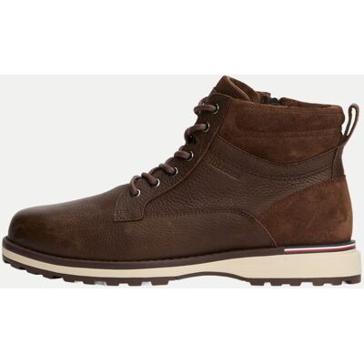 Tommy Hilfiger Lederstiefel Braun 44 Tommy Hilfiger Lederstiefel Braun 44