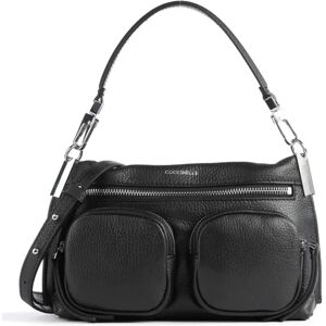 Rose Bags Coccinelle Umhängetasche HYLE CROSSBODY HANDBAG klein genarbtes Leder - Variante: SCHWARZ