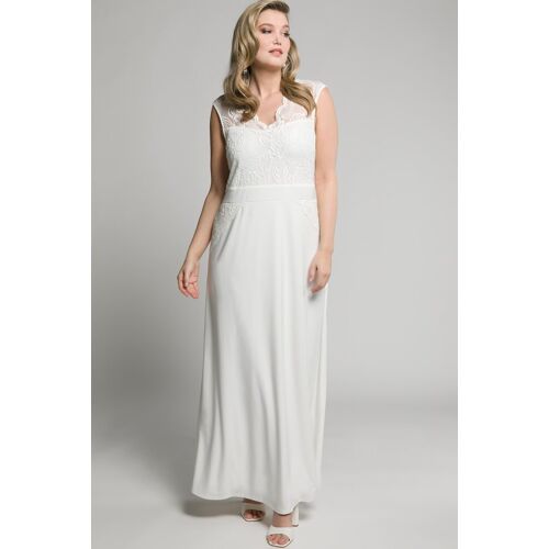 Ulla Popken Grosse Grössen Hochzeitskleid, Damen, beige, Größe: 46, Polyester, Ulla Popken