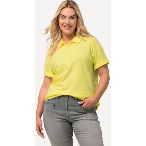 Große Größen Poloshirt, Damen, gelb, Größe: 58/60, Baumwolle, Ulla Popken