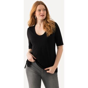 Große Größen Shirt, Damen, schwarz, Größe: 58/60, Viskose, Ulla Popken