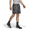 Adidas Tennishose Short Club Graphicshort 7in/18cm kurz 2023 grau/schwarz Herren