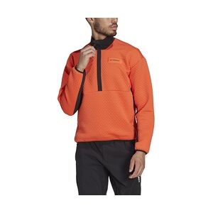 Adidas Fleecepullover Terrex Utilitas Hike Half-Zip orange Herren