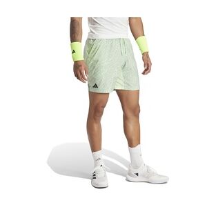 Adidas Tennishose Melbourne Heat Ready Pro Printed Ergo 7in 2024 hellgrün Herren