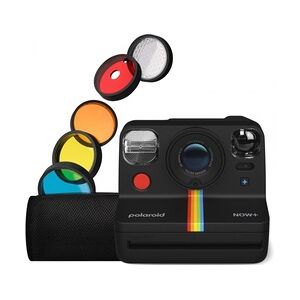 Polaroid Now+ Gen2 Kamera Schwarz + 600 Color Frames 8x 5er Pack