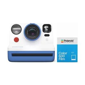 Polaroid Now Gen2 Kamera Blau + 600 Color Film 8x