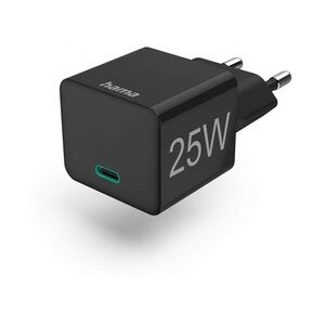 Hama 201651 Mini USB-C Schnellladegerät 25W schwarz