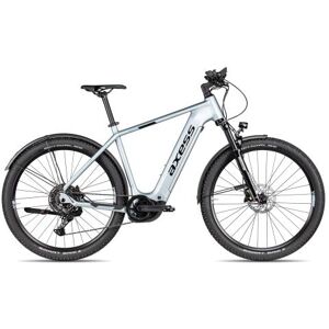 Axess Force PRO Allroad misty silver matt/black/sky 21 Zoll E-Hardtail-Mountainbikes Axess Force PRO Allroad misty silver matt/black/sky 21 Zoll E-Hardtail-Mountainbikes