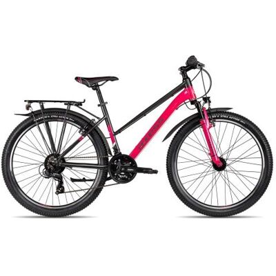 Axess Adventure 26 Trapez grey pink 38 cm Fahrräder Axess Adventure 26 Trapez grey pink 38 cm Fahrräder