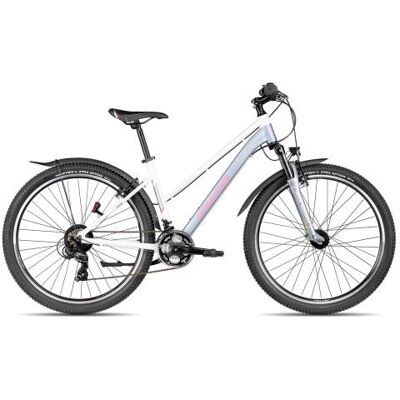 Axess Adventure 27.5 Trapez white silver pink 43 cm Fahrräder Axess Adventure 27.5 Trapez white silver pink 43 cm Fahrräder