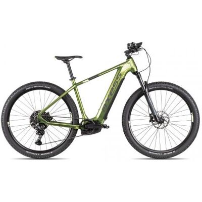 Axess Element metallic olive/dark grey 19 Zoll E-Hardtail-Mountainbikes Axess Element metallic olive/dark grey 19 Zoll E-Hardtail-Mountainbikes