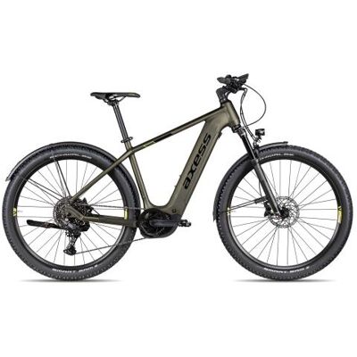 Axess Force PRO Allroad olive matt/black/lime 17 Zoll E-Hardtail-Mountainbikes Axess Force PRO Allroad olive matt/black/lime 17 Zoll E-Hardtail-Mountainbikes