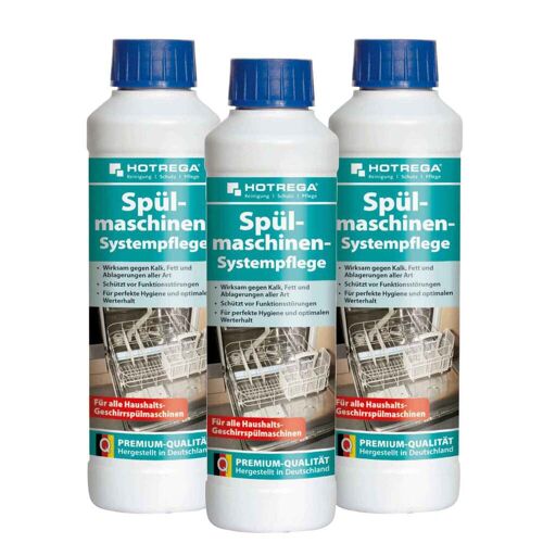 HOTREGA Spülmaschinenreiniger Spülmaschinen Systempflege 250 ml - Entkalker, Pflege, Spülmaschinenpflege 3