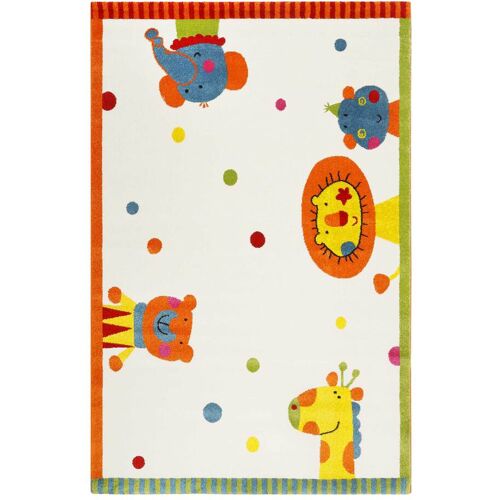 Sigikid Kinderteppich Creme Beige » Animal Festival « - Creme,Beige - 80 x 150 cm