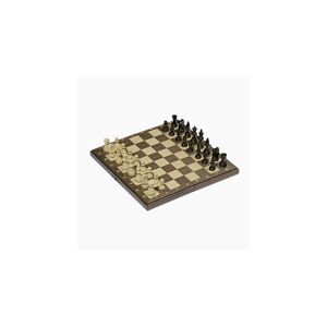 Goki Magnetisches Schachspiel in Holzklappkassette