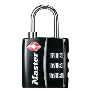 Master Lock TSA Zahlen-Vorhangschloss 4680 - schwarz