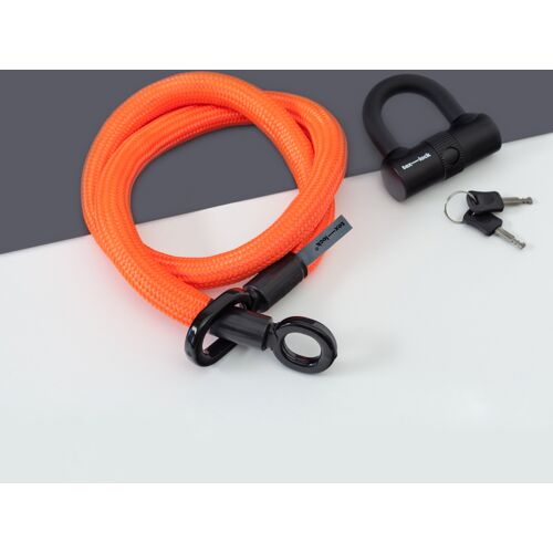 tex–lock tex-lock Fahrradschloss eyelet - orange - 120 cm