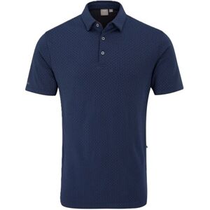 Ping Hershel Herren polo, dunkelblau, Herren, S