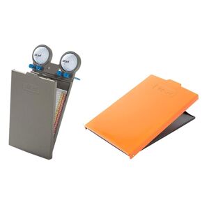 JuCad Scorekartenhalter, titanium/orange Abdeckungs