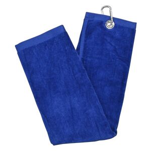 Longridge Luxury Three Fold Golf Handtuch, blau