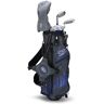 2022 U.S. Kids Golf UL45 (114 cm) WT25-s 4-Club Junior Golfset, grau/blau, Junior, Rechtshänder, Standbag, Graphit, standard