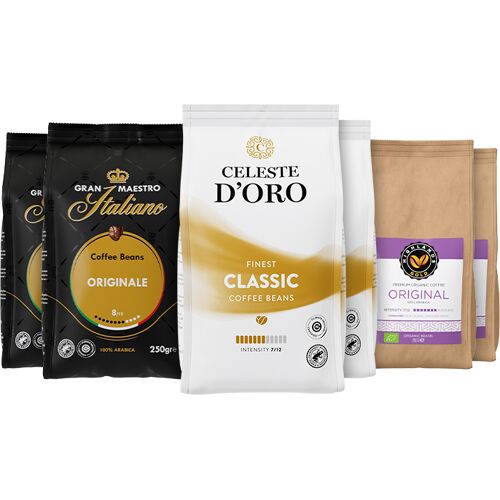 Mix Probierpaket – Hausfavoriten – 1500 gr Kaffeebohnen