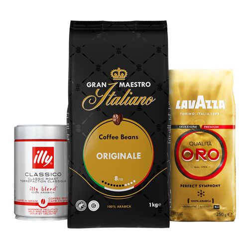 Mix Probierpaket – Italienischer Kaffee – 1.5 KG Kaffeebohnen
