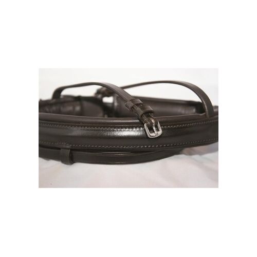 Hans Melzer Horse Equipment Hans Melzer Reithalfter standard schwedisch kombiniert braun/silber VB/ COB (Vollblut)