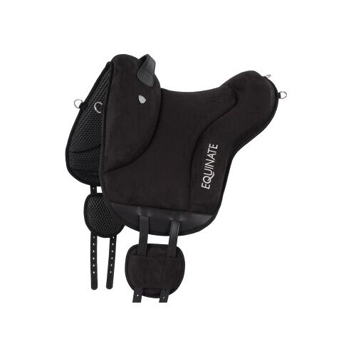 Equinate Reitpad Newfield aus synthetischem Wildleder schwarz S