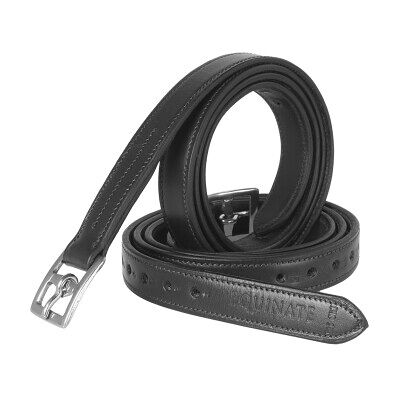 Equinate Leder Steigbügelriemen Superior mit Edelstahlschnallen schwarz 1,6 m Equinate Leder Steigbügelriemen Superior mit Edelstahlschnallen schwarz 1,6 m