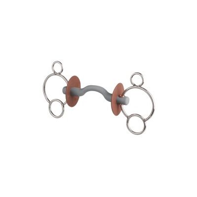 Beris 3-Ring Gebiss Zungenbogenstange 13 cm Beris 3-Ring Gebiss Zungenbogenstange 13 cm