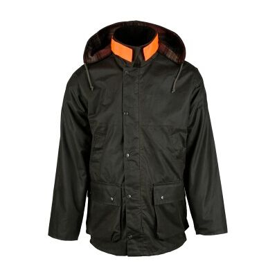 ROMNEYS Wachsjacke New England Jager oliv 3XL - INT ROMNEYS Wachsjacke New England Jager oliv 3XL - INT