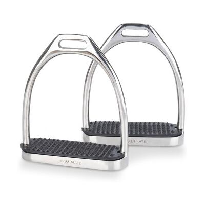 Equinate - Luna - Edelstahl - 10cm - Stirrups Equinate - Luna - Edelstahl - 10cm - Stirrups