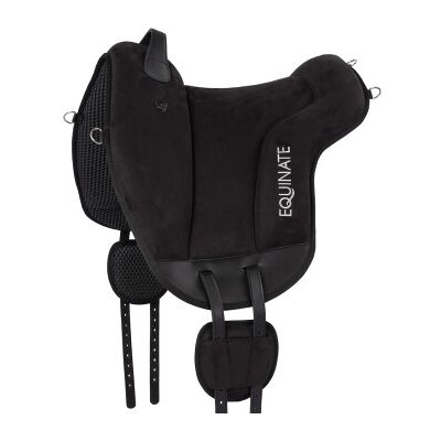 Equinate Reitpad Hamilton aus synthetischem Wildleder schwarz S Equinate Reitpad Hamilton aus synthetischem Wildleder schwarz S