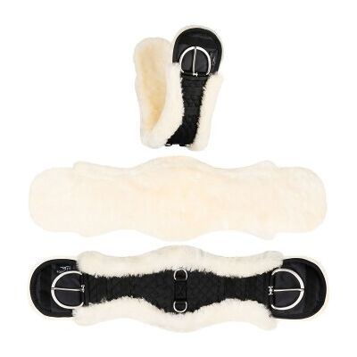 Equinate Westerngurt Classical anatomisch Lammfell naturfarben 75 cm Equinate Westerngurt Classical anatomisch Lammfell naturfarben 75 cm