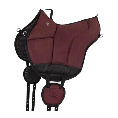 Equinate Reitpad Toledo aus Mikrofaser bordeaux Equinate Reitpad Toledo aus Mikrofaser bordeaux