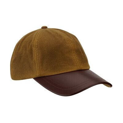 ROMNEYS Wachscap mit Lederschirm beige ROMNEYS Wachscap mit Lederschirm beige