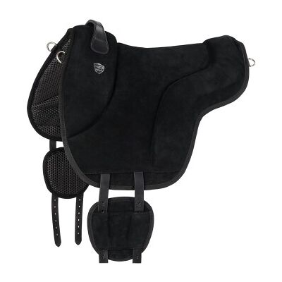 Equinate Reitpad California aus Wildleder schwarz S Equinate Reitpad California aus Wildleder schwarz S