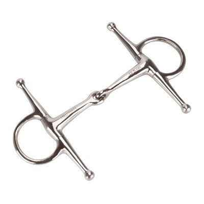 Equinate Schenkeltrense Edelstahl 16mm einfach gebrochen 1,6 cm 14,5 cm Equinate Schenkeltrense Edelstahl 16mm einfach gebrochen 1,6 cm 14,5 cm