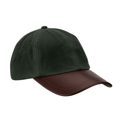 ROMNEYS Wachscap mit Lederschirm oliv ROMNEYS Wachscap mit Lederschirm oliv