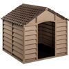 VidaXL Hundehütte Braun PP Hundehaus Hundehöhle Hundebox 86 cm, 84 cm, 82 cm