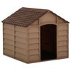 VidaXL Hundehütte Braun PP Hundehaus Hundehöhle Hundebox 71 cm, 71,5 cm, 68 cm