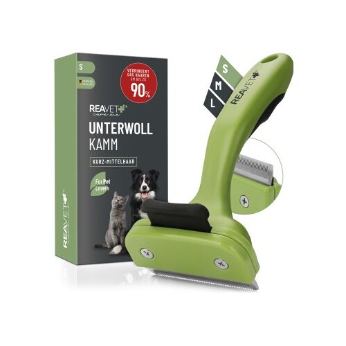 REAVET Unterwollkamm für Kurzhaar (S)