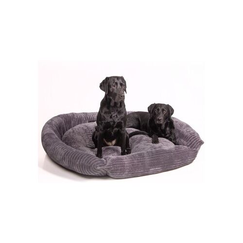 Wallace & Jones Hundebett Cordo dunkelgrau L