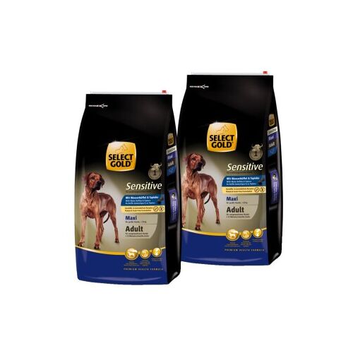 SELECT GOLD Sensitive Adult Maxi Wasserbüffel & Tapioka 2x12 kg