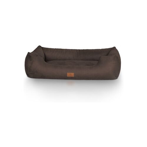 Knuffelwuff Hundebett Dreamline aus Velours braun XXXL