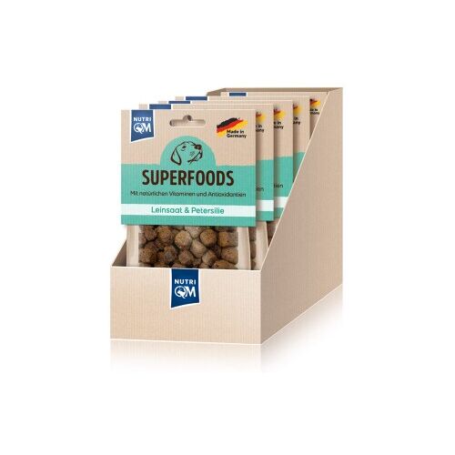NutriQM Superfoods Leinsaat & Petersilie 5x 150g